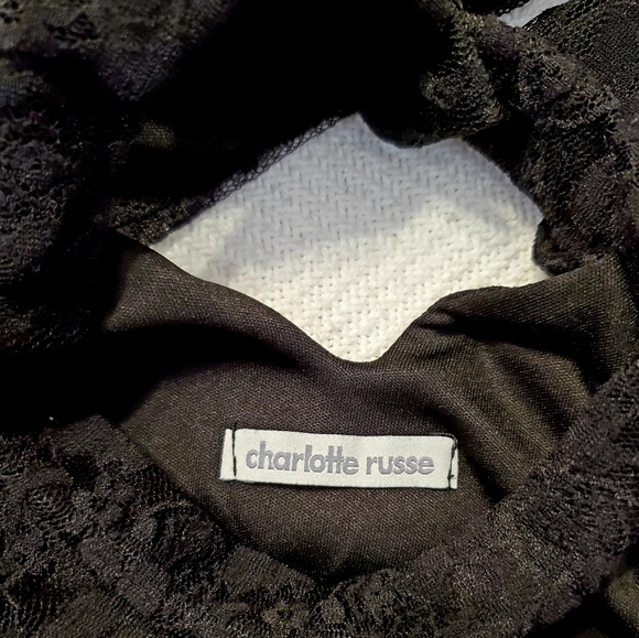 Charlotte Russe, Black Dress, Cold Shoulder - Picture 4 of 9